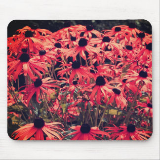 Alfombrilla De Ratón Resumen Rosa Black Oyed Susan Flower Art