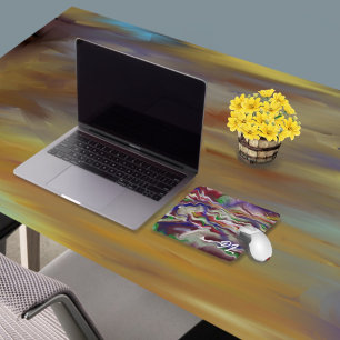 Alfombrilla De Ratón Resumen Único Coloroso Mosa Líquida de Mármol