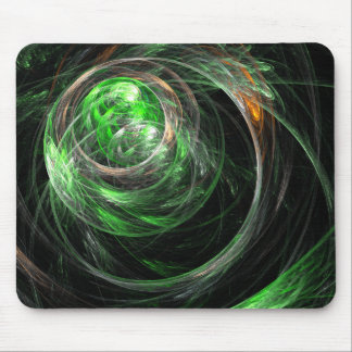 Alfombrilla De Ratón Resumen verde mundial de arte Mousepad