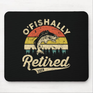Alfombrilla De Ratón Retirado O'fishally 2024 Pesca de Chistes Pescador