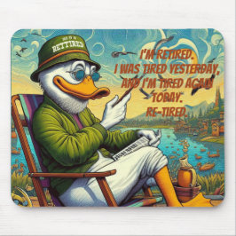 Alfombrilla De Ratón Retirado y Relajado