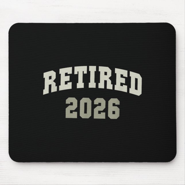 Alfombrilla De Ratón Retired 2026 University Retirement Dept Mother  (Frente)