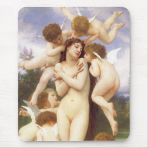 Alfombrilla De Ratón Retorno de primavera (Le Printemps) por Bouguereau