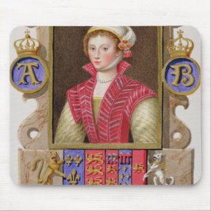 Alfombrilla De Ratón Retrato de 1507-36) 2das reinas de Ana Bolena (de