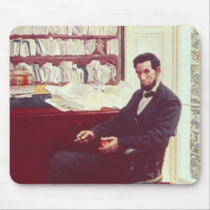Alfombrilla De Ratón Retrato de Abraham Lincoln