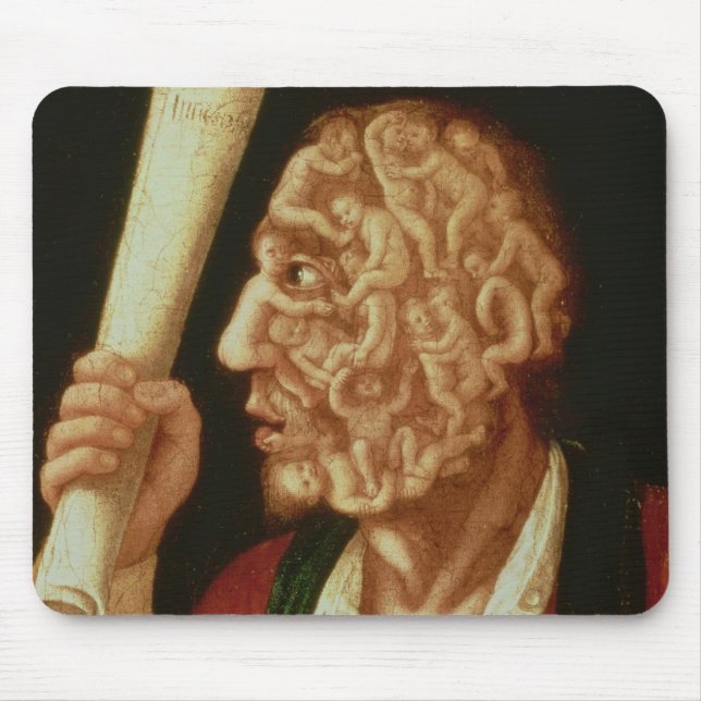 Alfombrilla De Ratón Retrato de Adán (aceite) (Frente)