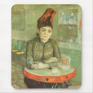 Alfombrilla De Ratón Retrato de Agostina Segatori por Vincent van Gogh