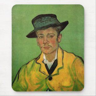 Alfombrilla De Ratón Retrato de Armand Roulin por Vincent van Gogh