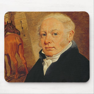 Alfombrilla De Ratón Retrato de Ben Marshall (1767-1835) (aceite en