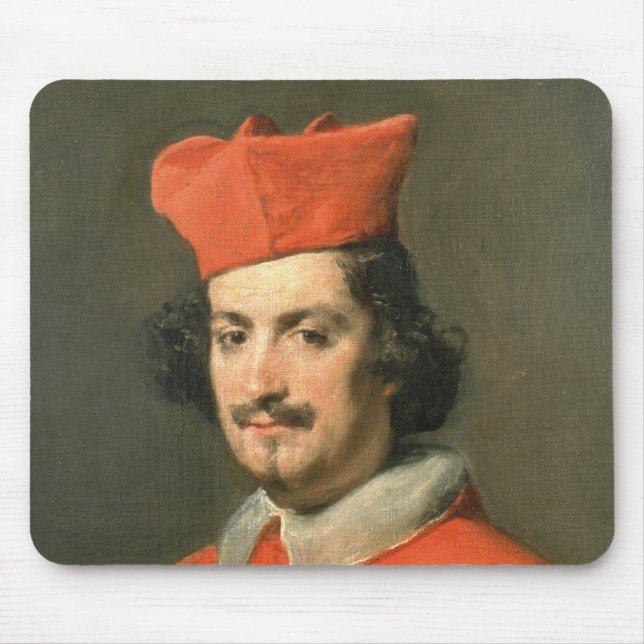 Alfombrilla De Ratón Retrato de Camillo cardinal Astali Pamphili (Frente)