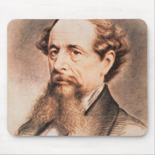 Alfombrilla De Ratón Retrato de Charles Dickens, 1869