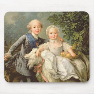 Alfombrilla De Ratón Retrato de Charles Felipe de Francia (1757-1836)
