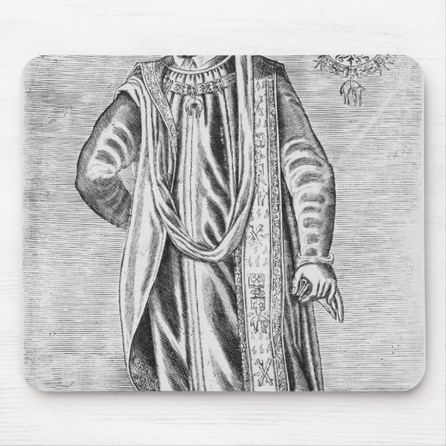 Alfombrilla De Ratón Retrato de Charles V, emperador romano santo (Frente)