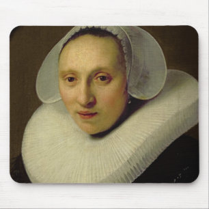 Alfombrilla De Ratón Retrato de Cornelia Pronck, esposa de Albert