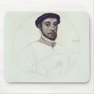 Alfombrilla De Ratón Retrato de David Rizio, una original pintada