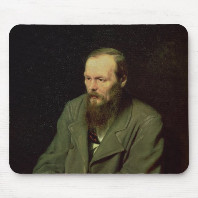 Alfombrilla De Ratón Retrato de Fyodor Dostoyevsky 1872 (Frente)