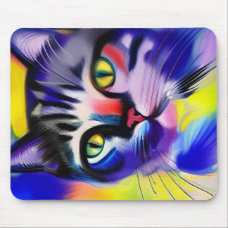 Alfombrilla De Ratón Retrato de gato