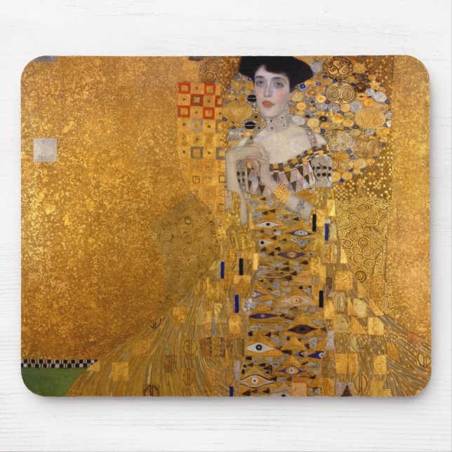 Alfombrilla De Ratón Retrato de Gustav Klimt // Adele Bloch-Bauer. (Frente)