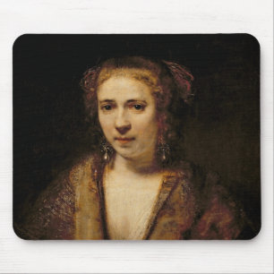 Alfombrilla De Ratón Retrato de Hendrikje Stoffels