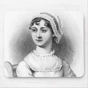 Alfombrilla De Ratón Retrato de Jane Austen