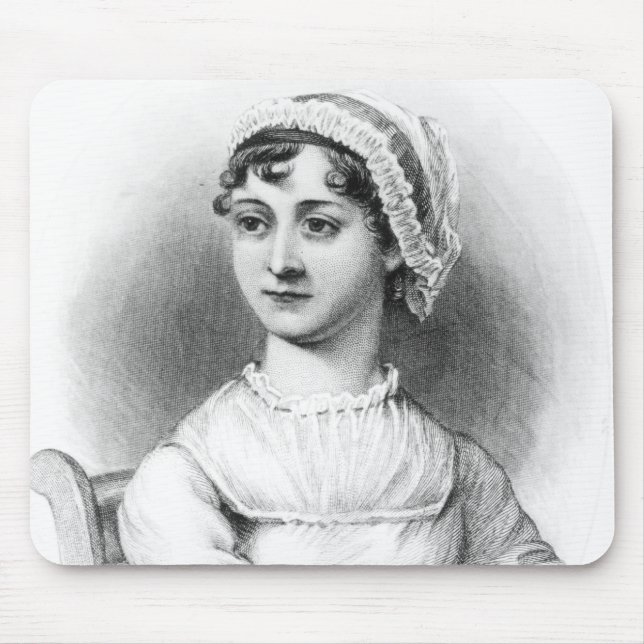 Alfombrilla De Ratón Retrato de Jane Austen (Frente)