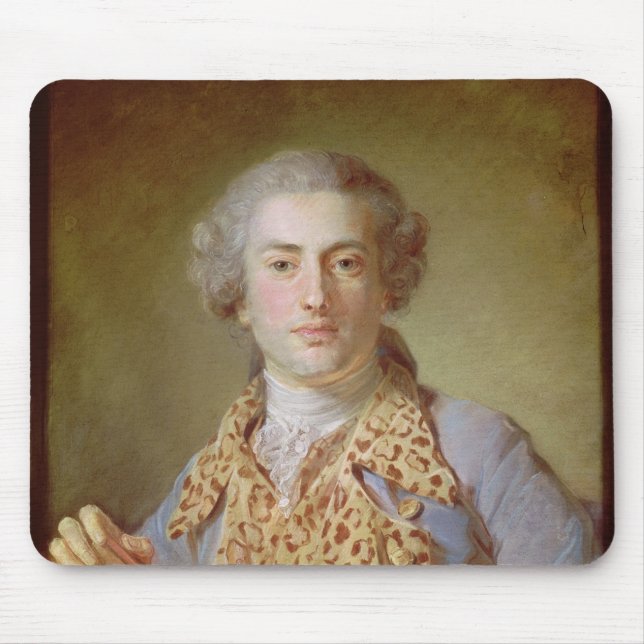 Alfombrilla De Ratón Retrato de Jean-Georges Noverre, 1764 (Frente)