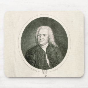 Alfombrilla De Ratón Retrato de Johann Sebastian Bach