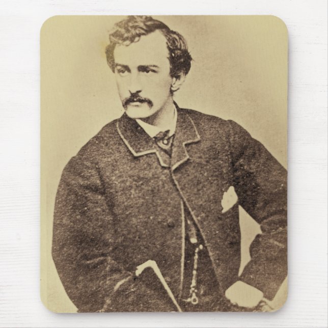 Alfombrilla De Ratón Retrato de John Wilkes Booth el | 1861-65 (Frente)