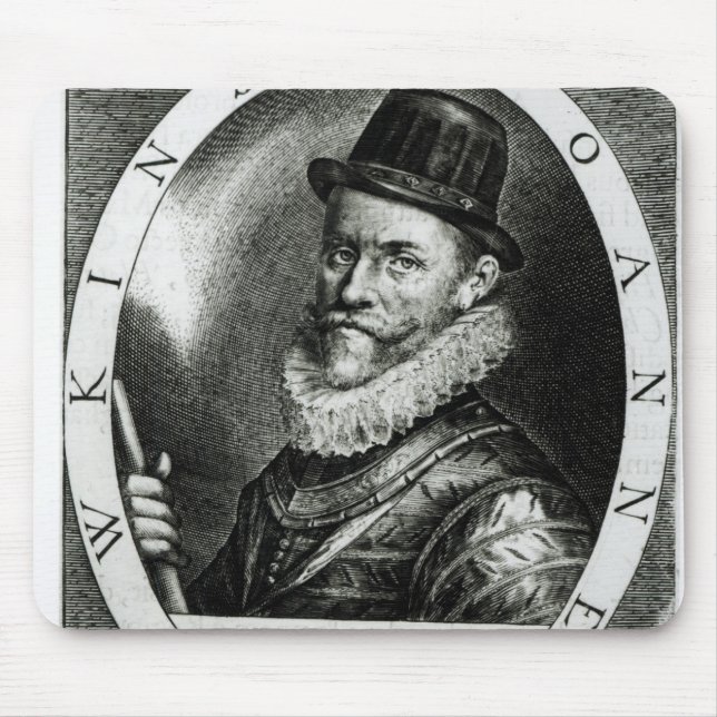 Alfombrilla De Ratón Retrato de Juan Hawkins (Frente)