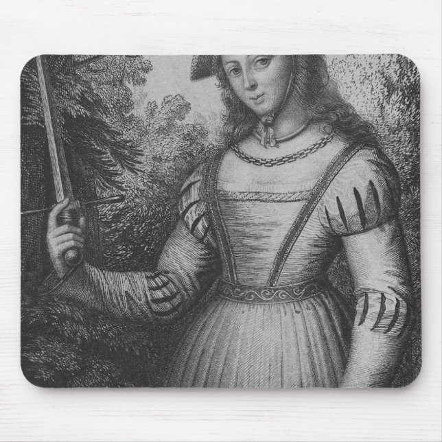 Alfombrilla De Ratón Retrato de Juana de Arco (Frente)