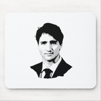 Alfombrilla De Ratón Retrato de Justin Trudeau