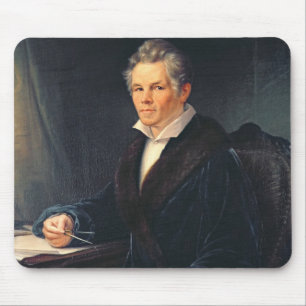 Alfombrilla De Ratón Retrato de Karl Friedrich Schinkel, c.1880