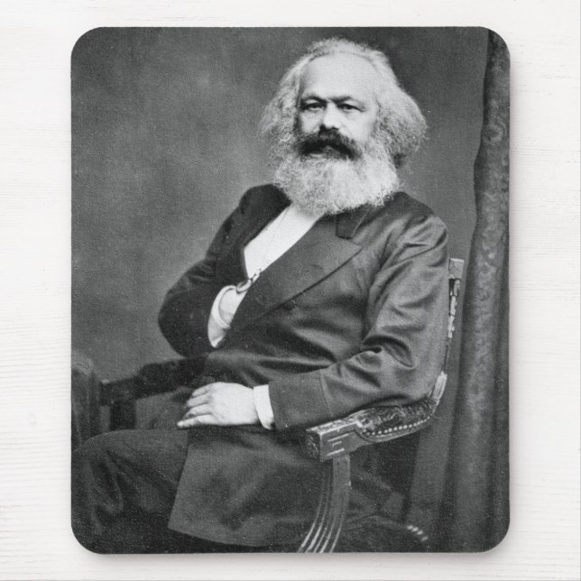 Alfombrilla De Ratón Retrato de Karl Marx (Fundador del Marxismo) (Frente)