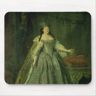 Alfombrilla De Ratón Retrato de la emperatriz Ana Ivanovna 1730