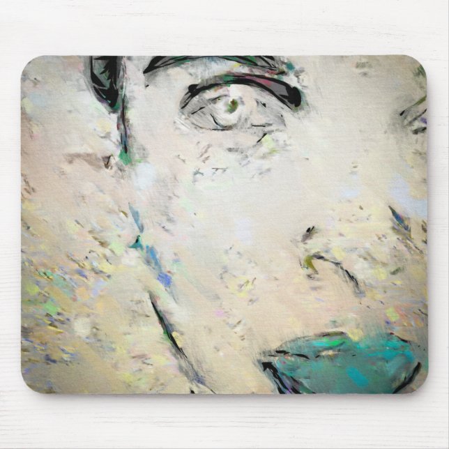 Alfombrilla De Ratón Retrato de la mujer (Frente)