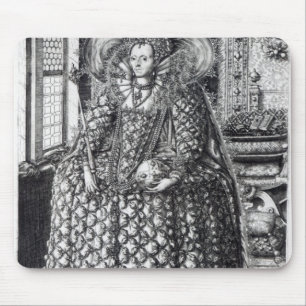 Alfombrilla De Ratón Retrato de la reina Elizabeth I