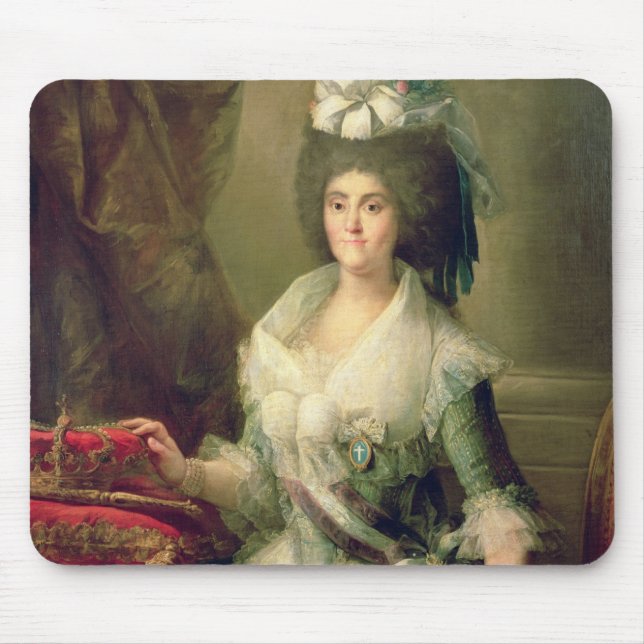 Alfombrilla De Ratón Retrato de la reina Maria Luisa (Frente)