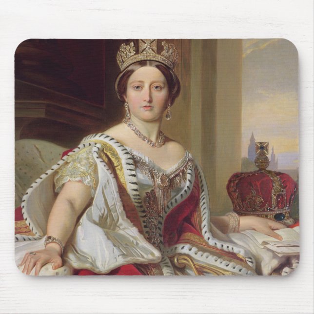 Alfombrilla De Ratón Retrato de la reina Victoria (1819-1901) 1859 (Frente)