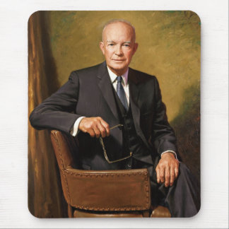 Alfombrilla De Ratón Retrato de la República del Presidente Dwight D. E