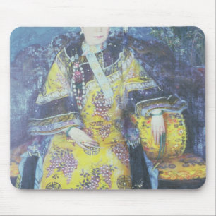 Alfombrilla De Ratón Retrato de la viuda de emperatriz Cixi