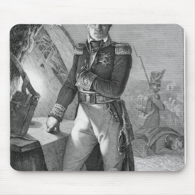 Alfombrilla De Ratón Retrato de Laurent de Gouvion Santo-Cyr (Frente)