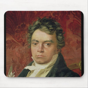 Alfombrilla De Ratón Retrato de Ludwig van Beethoven