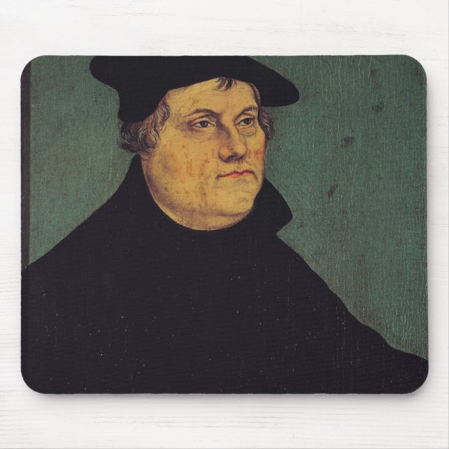 Alfombrilla De Ratón Retrato de Martin Luther 1543 (Frente)