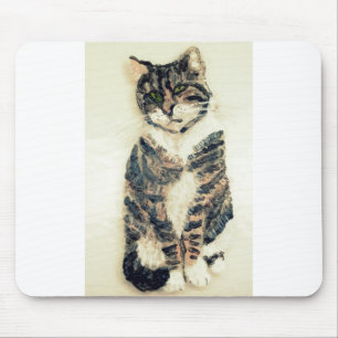Alfombrilla De Ratón Retrato de Mascota gatito lindo