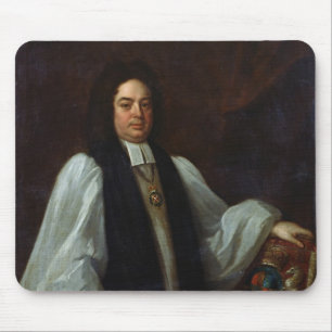 Alfombrilla De Ratón Retrato de obispo Juan Robinson c.1711