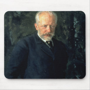 Alfombrilla De Ratón Retrato de Piotr Ilyich Tchaikovsky