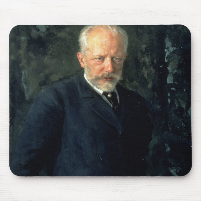 Alfombrilla De Ratón Retrato de Piotr Ilyich Tchaikovsky (Frente)