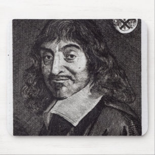 Alfombrilla De Ratón Retrato de Rene Descartes