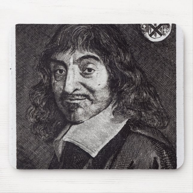 Alfombrilla De Ratón Retrato de Rene Descartes (Frente)