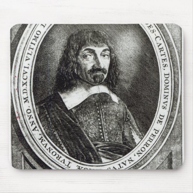 Alfombrilla De Ratón Retrato de Rene Descartes, 1644 (Frente)